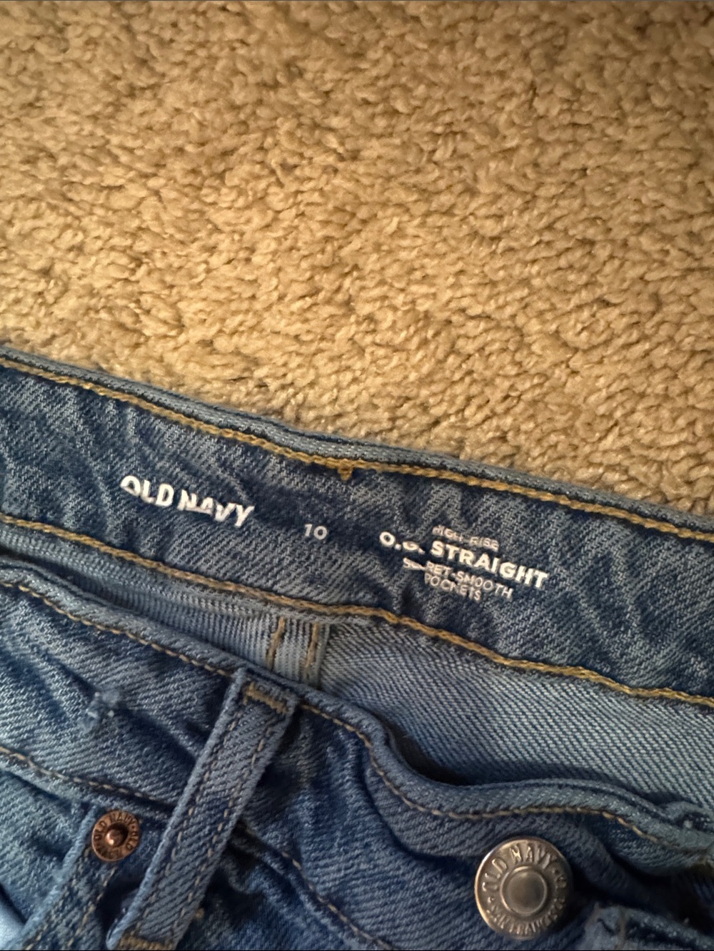 Classic High-Rise Women’s Jeans - Blue - Picture 2 of 3